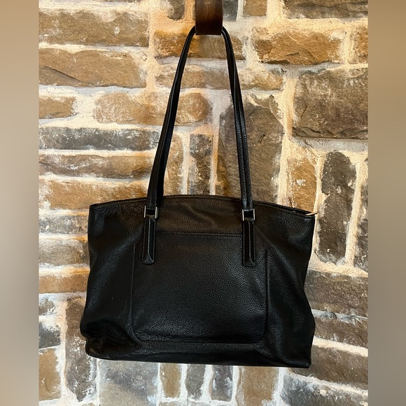 RESERVED FOR @michellyma Kate spade black pebble grain leather top tote preowned - Picture 4 of 16